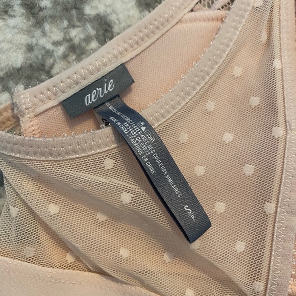 Aerie pink lace floral bralette - Picture 3 of 5